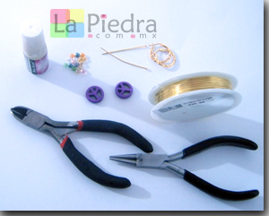 Aretes de moda materiales