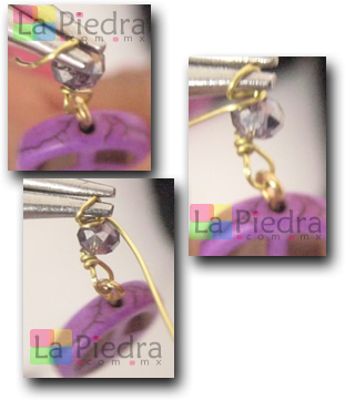 Aretes de moda paso 13