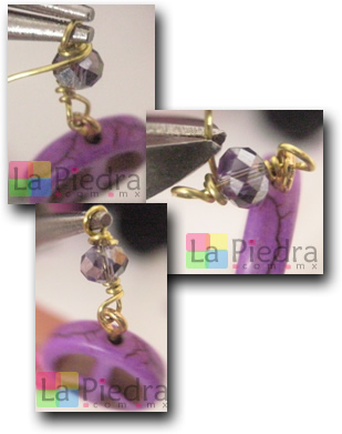 Aretes de moda paso 13.1