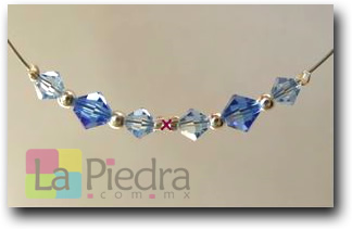 Collares de Swarovski  paso 2