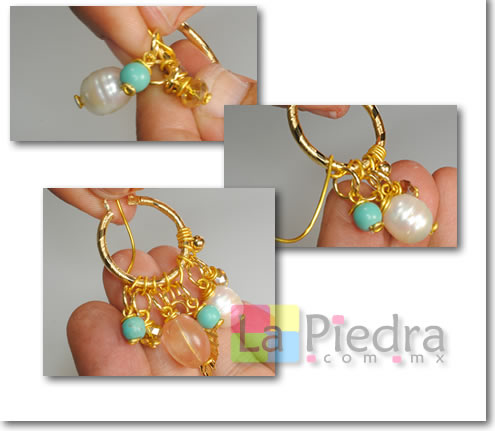 Bisuteria Paso a Paso / Aprende hacer estos bellos aretes.