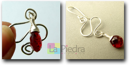 Aretes de Alambre paso 6