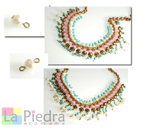 Collares babero con piedras y cristales _ paso_6