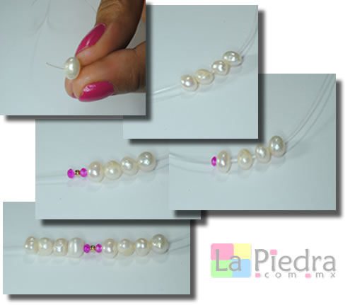 Pulseras de Perlas paso1