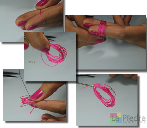 Pulseras de Perlas paso 4