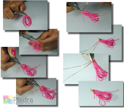 Pulseras de Perlas paso 5