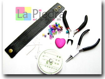 Pulseras de cuero materiales