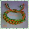 pulsera tejida doble cordon