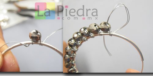 arracadas con piedras paso 2 arracadas con piedras paso 2