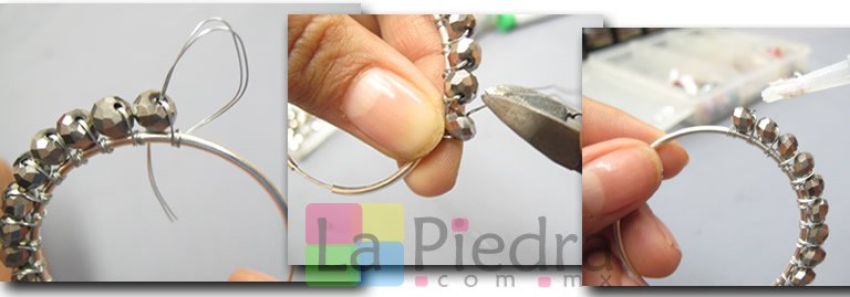 arracadas con piedras paso 3 arracadas con piedras paso 3