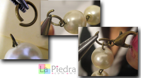 Pulseras con Perlas paso 5