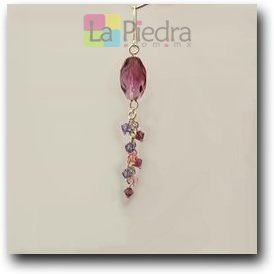 aretes con cadena