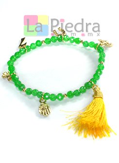 Pulseras de oro laminado